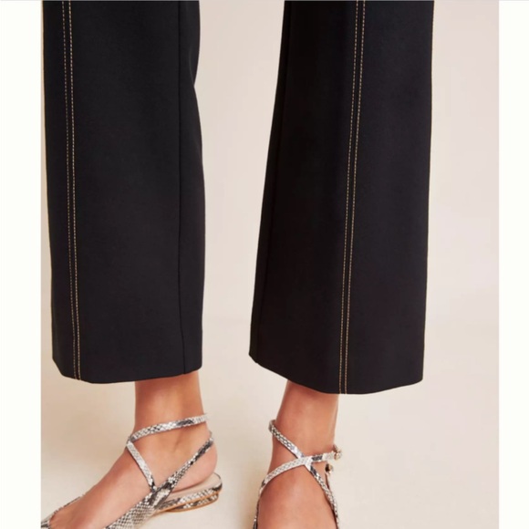 Anthropologie essential Crop Flare Pant - Picture 5 of 6